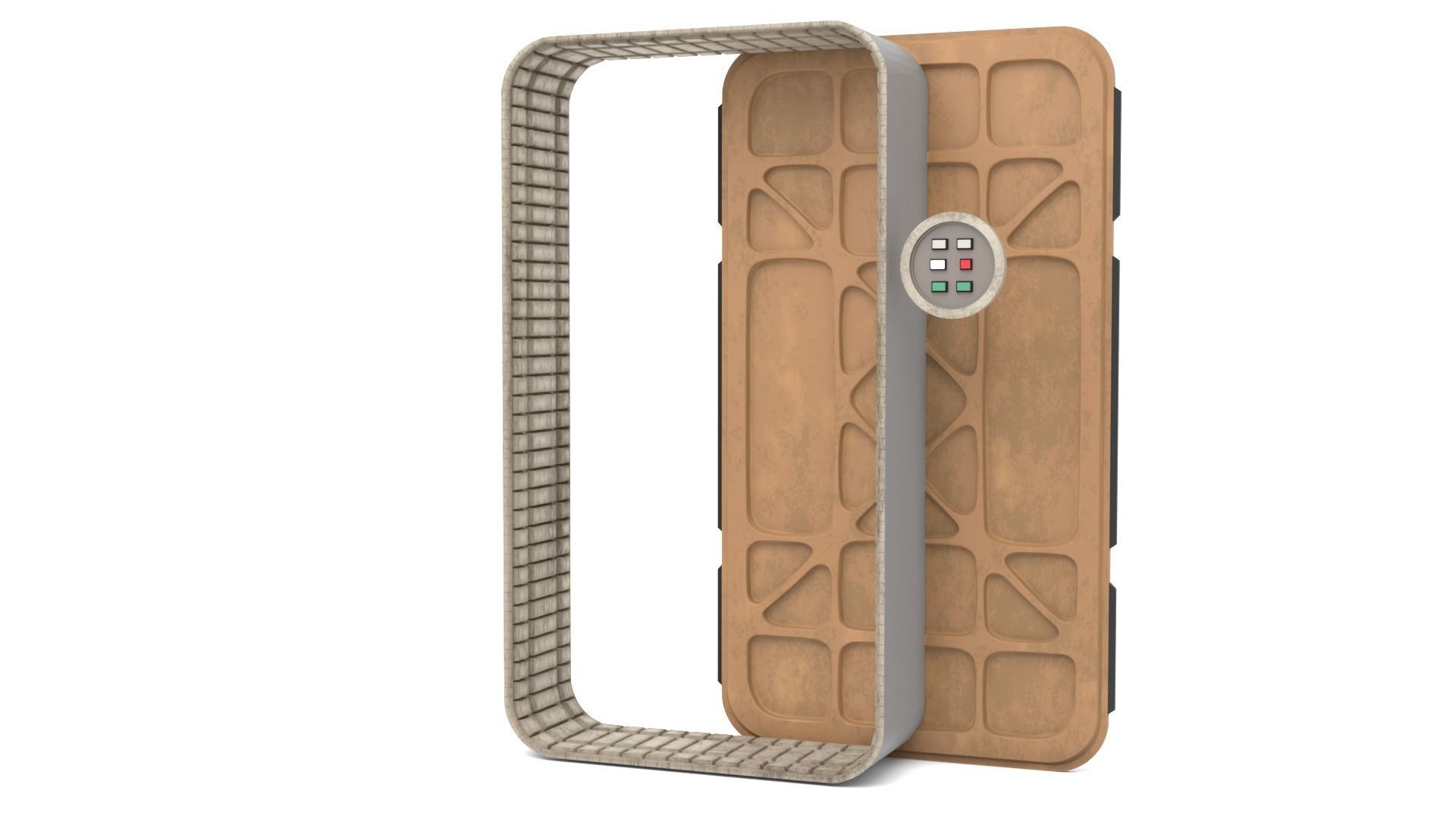 Mos Eisley door 1-6 scale Hottoys 3D print model_6