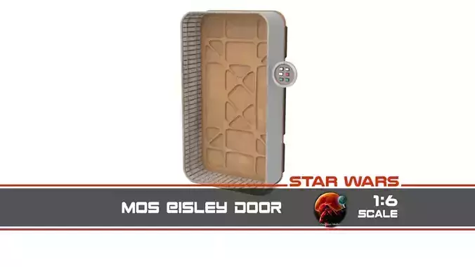 Mos Eisley door 1-6 scale Hottoys  3D print model