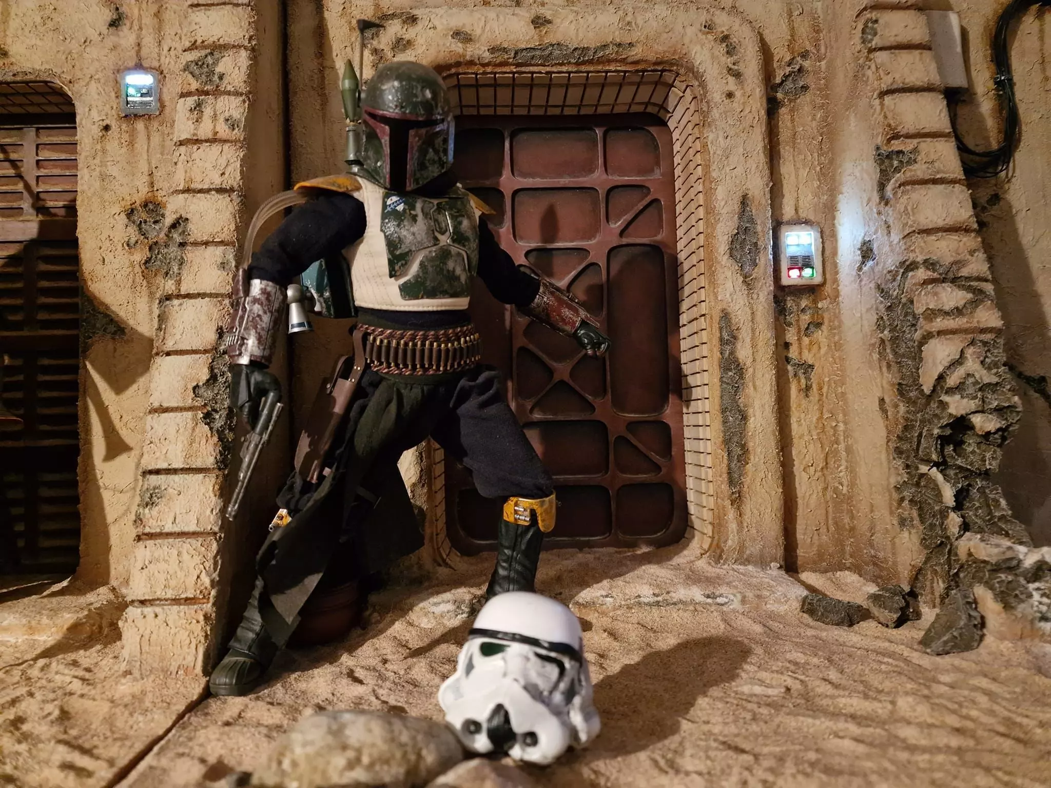 Mos Eisley door 1-6 scale Hottoys 3D print model_14