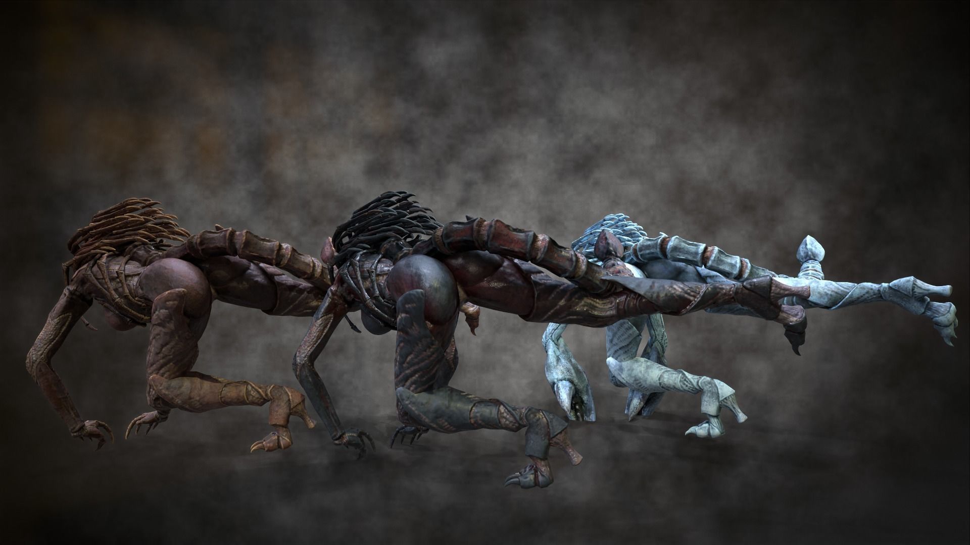 Scorpio girl Low-poly 3D model_11