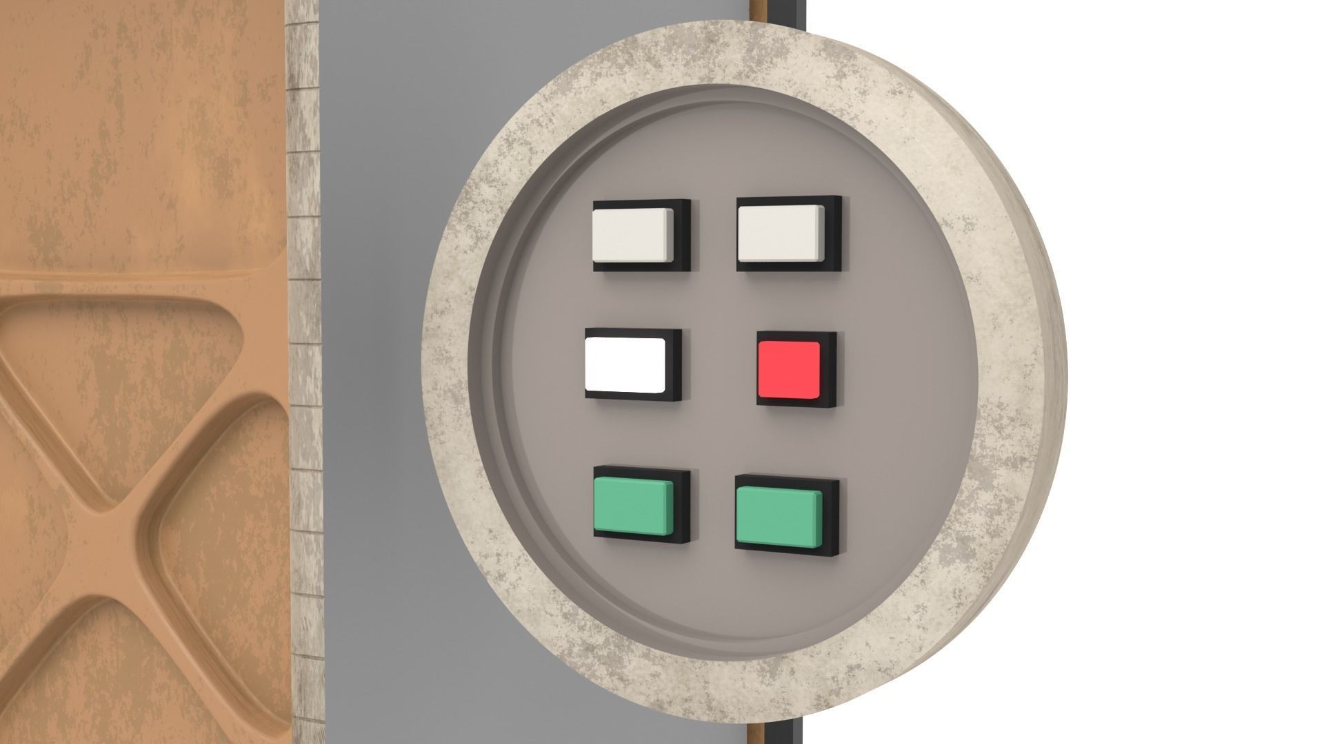 Mos Eisley door 1-18 scale Kenner Hasbro 3D print model_5