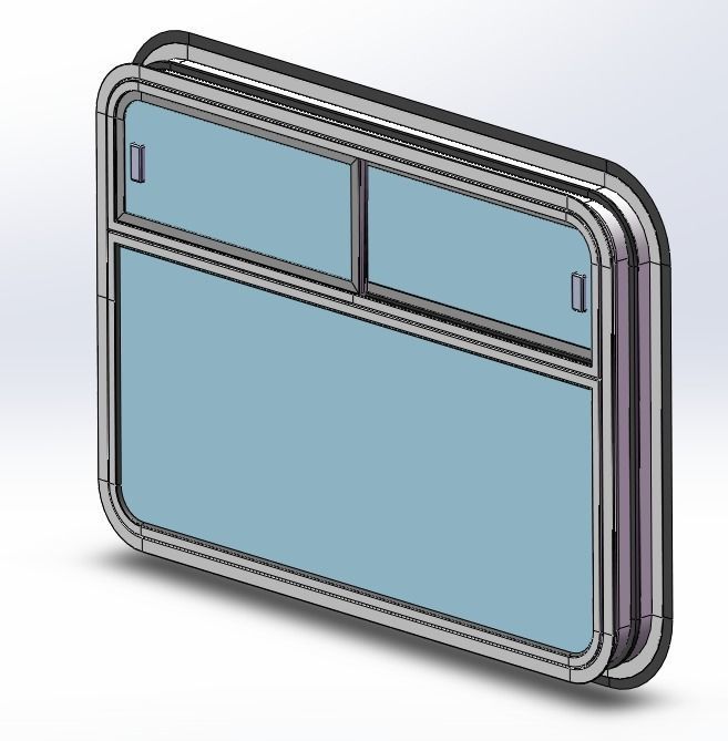 window in car 3D model_1