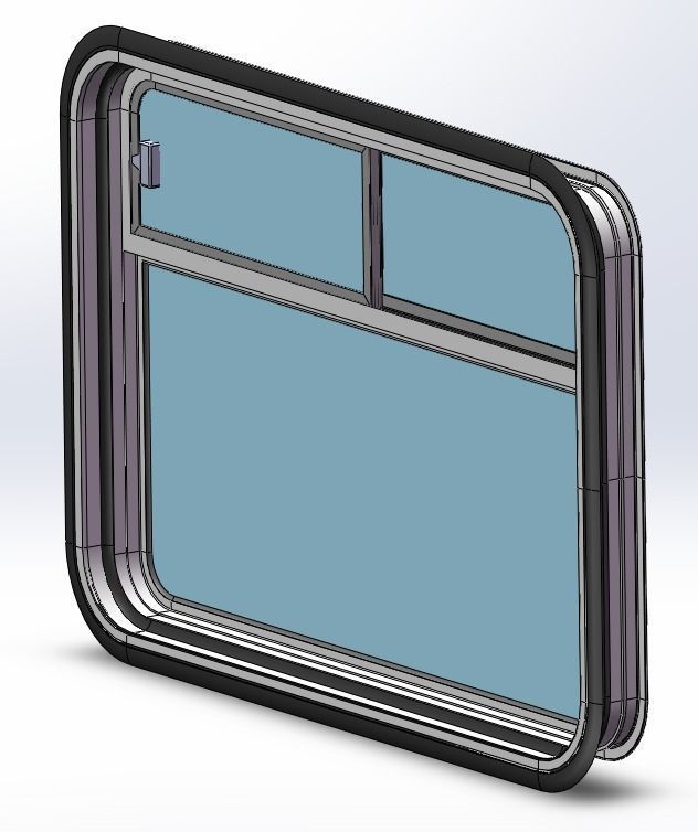 window in car 3D model_2