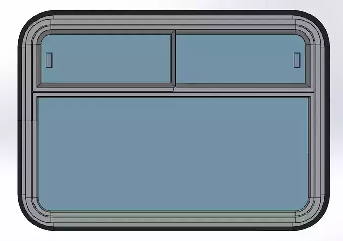 window in car 3D model