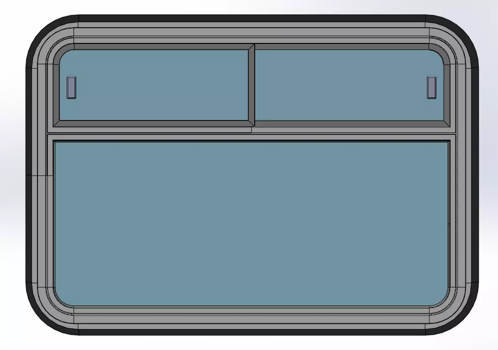 window in car 3D model_0