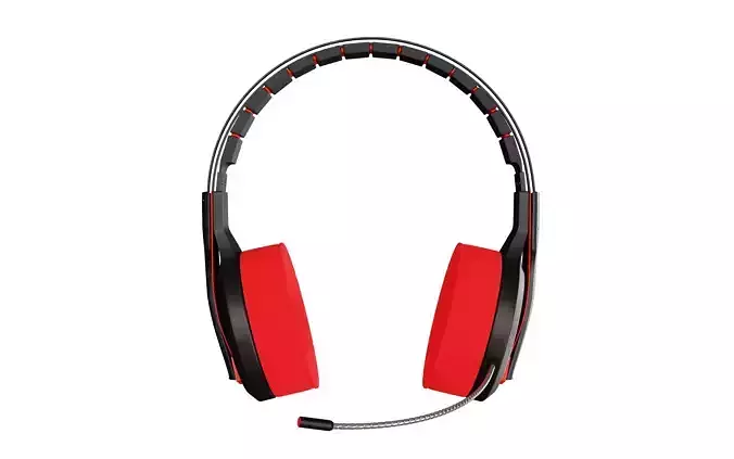 Headphones design 3d rendering for product mockup