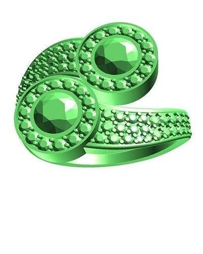 yingyang ring 3D print model