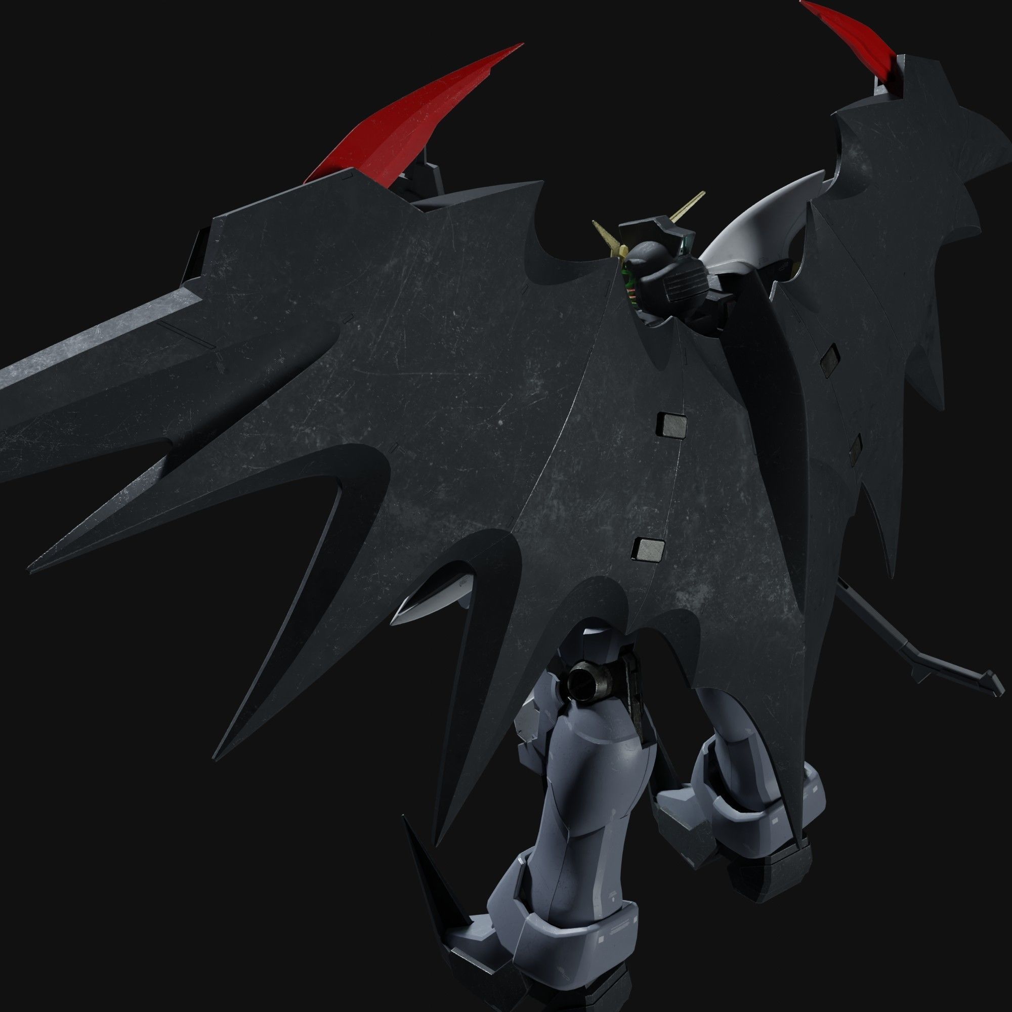 Deathscythe Hell Gundam EW  3D model_3