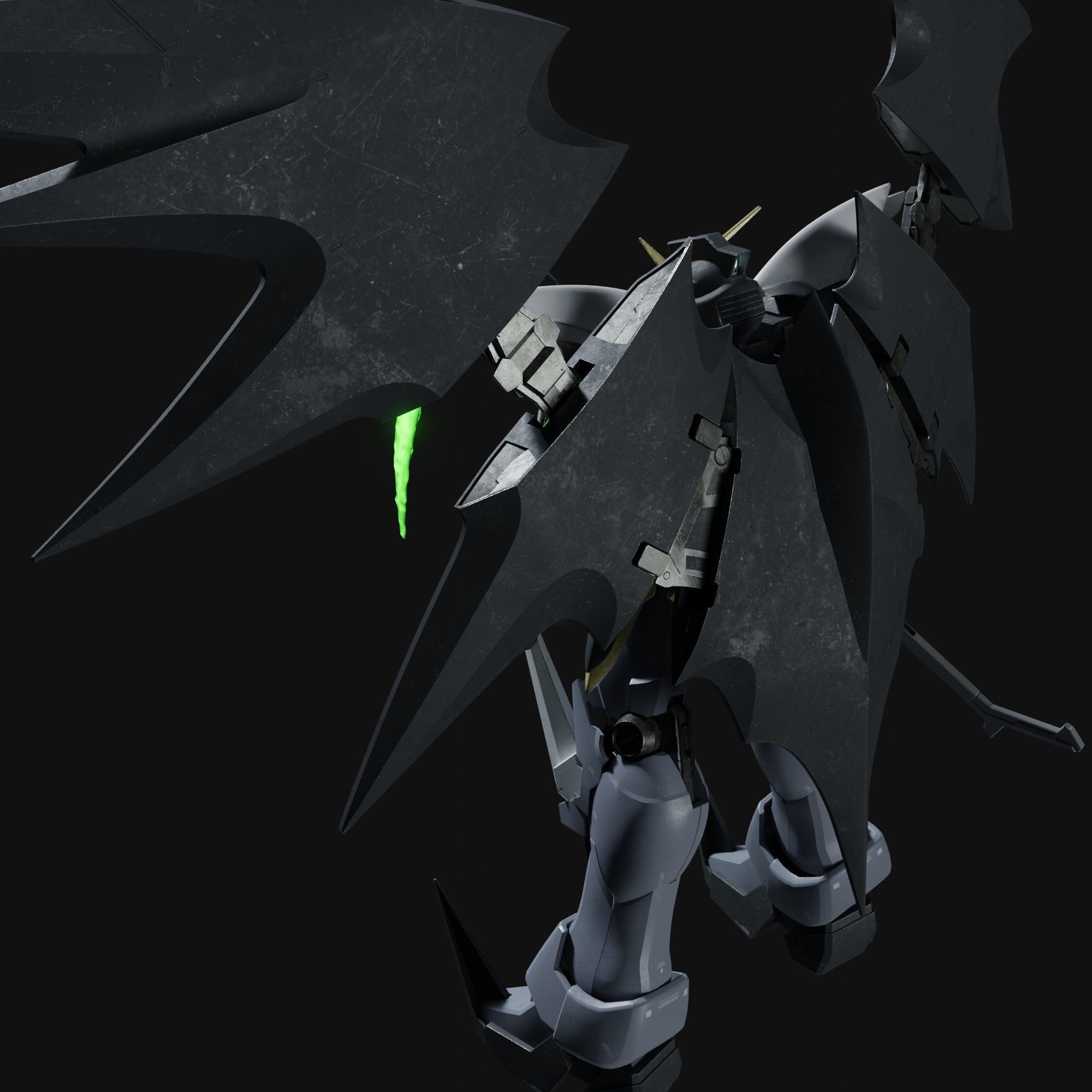 Deathscythe Hell Gundam EW  3D model_4