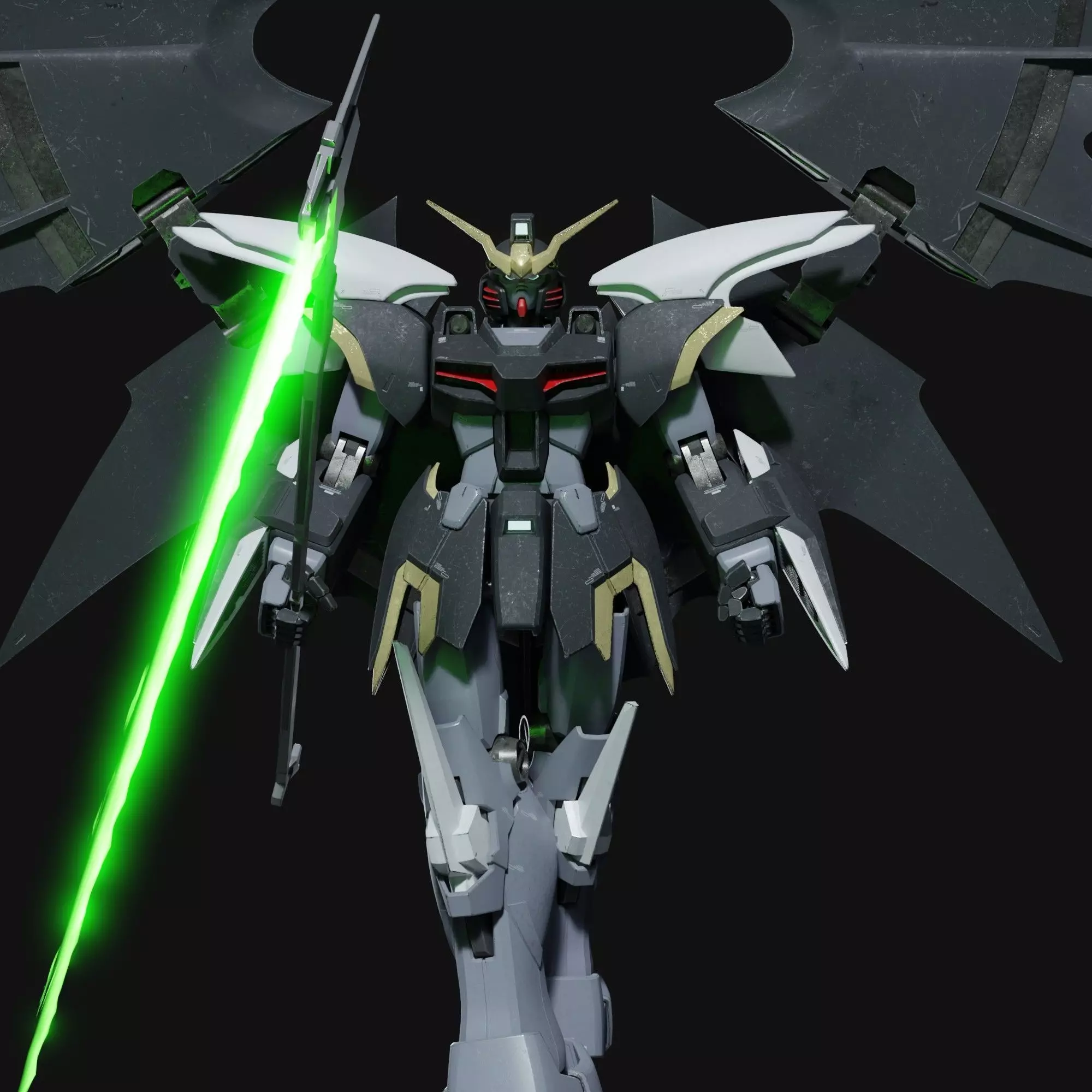 Deathscythe Hell Gundam EW  3D model_0