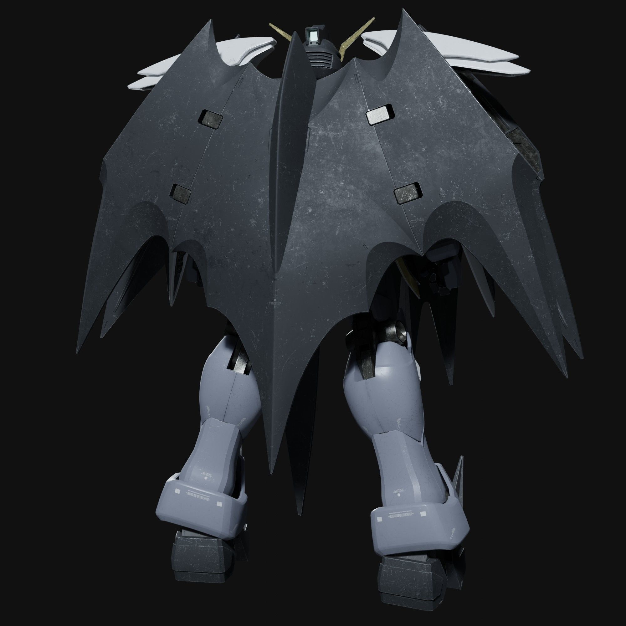 Deathscythe Hell Gundam EW  3D model_8