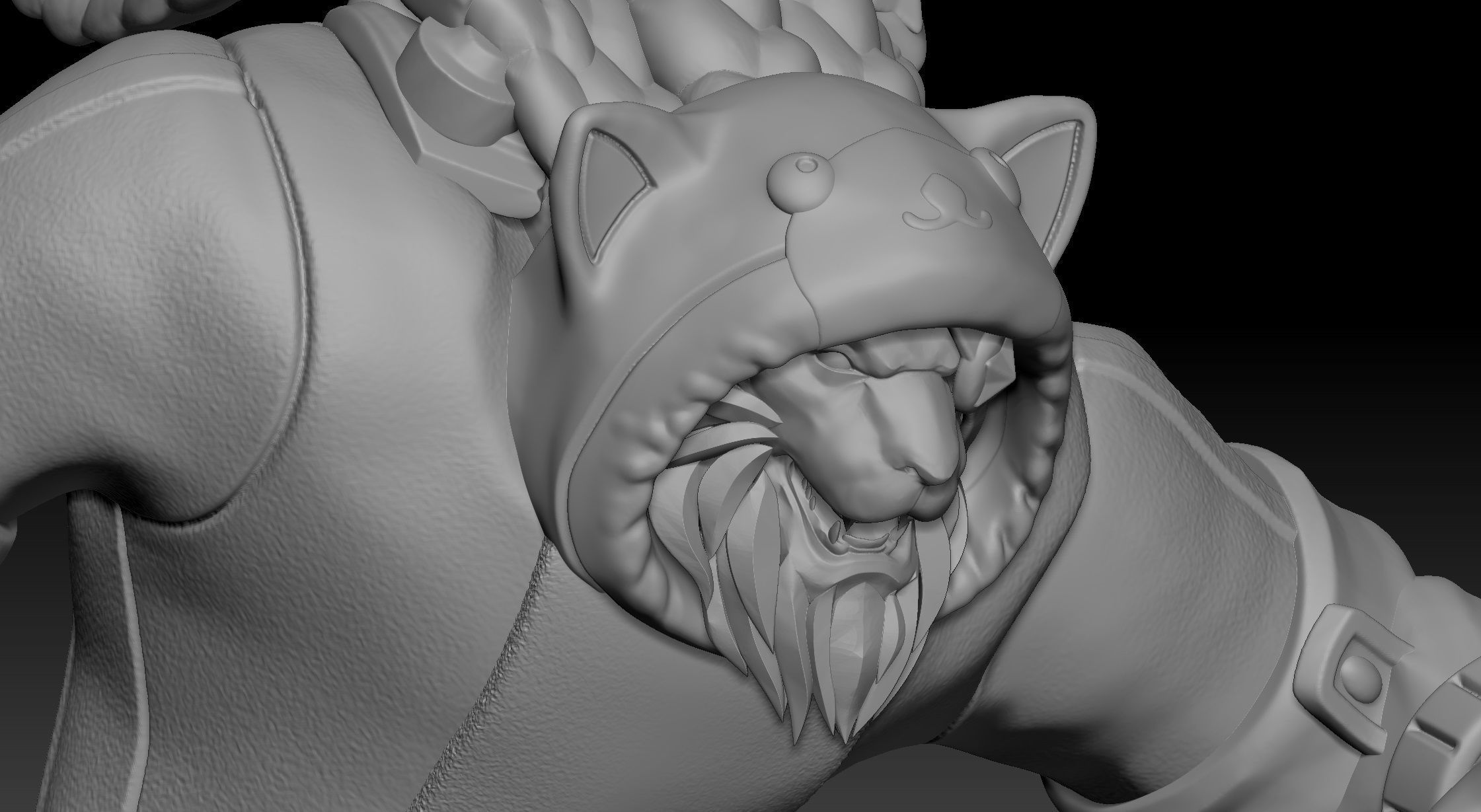League of Legends Pretty Kitty Rengar 3D print model_5