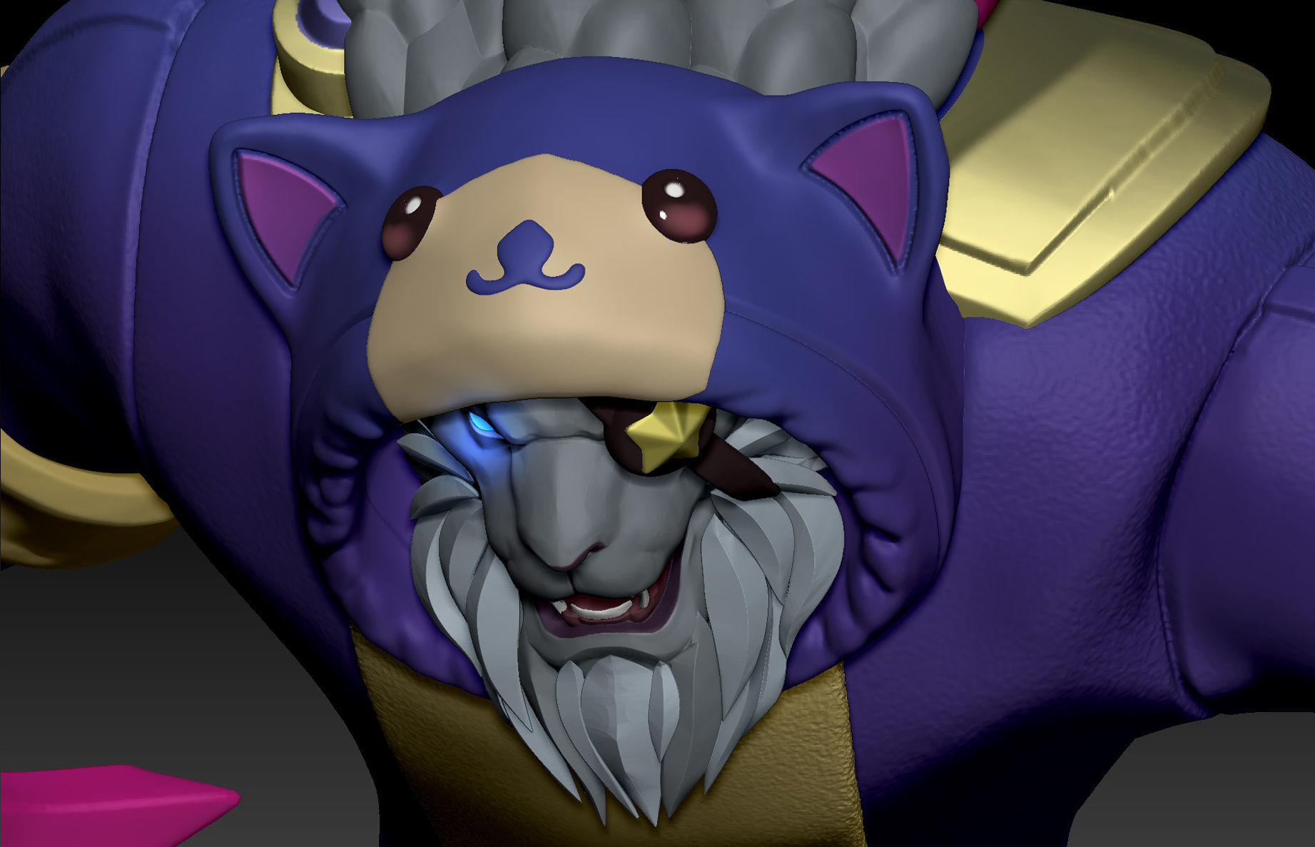 League of Legends Pretty Kitty Rengar 3D print model_1
