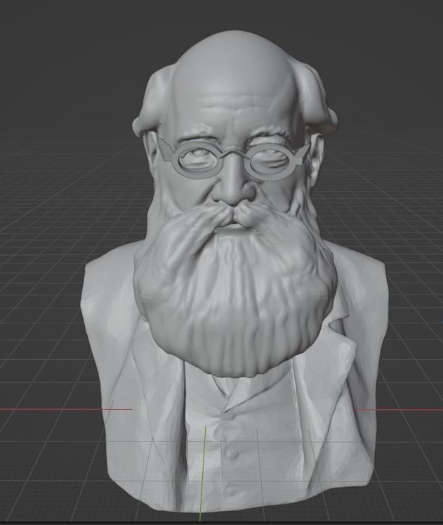 Peter Kropotkin 3D print model_16