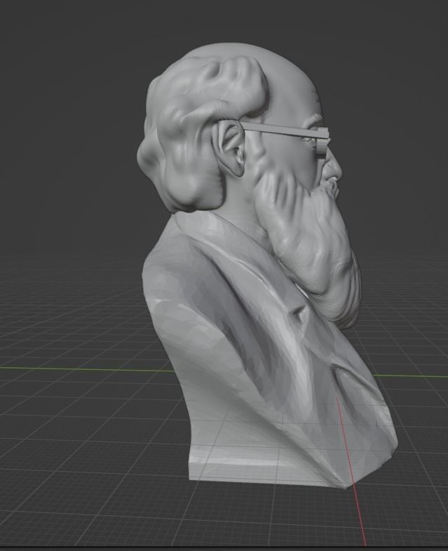 Peter Kropotkin 3D print model_17