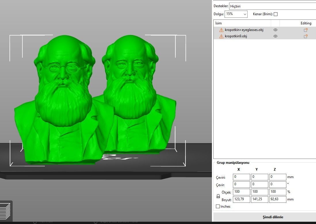 Peter Kropotkin 3D print model_2