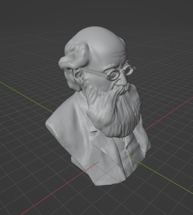 Peter Kropotkin 3D print model_13