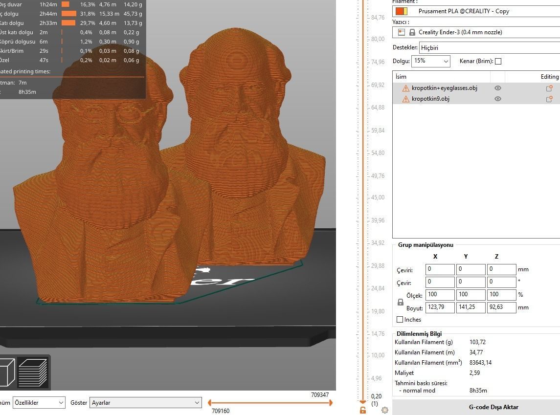 Peter Kropotkin 3D print model_18