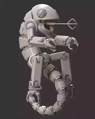 Sci-fi mechanical lizzard