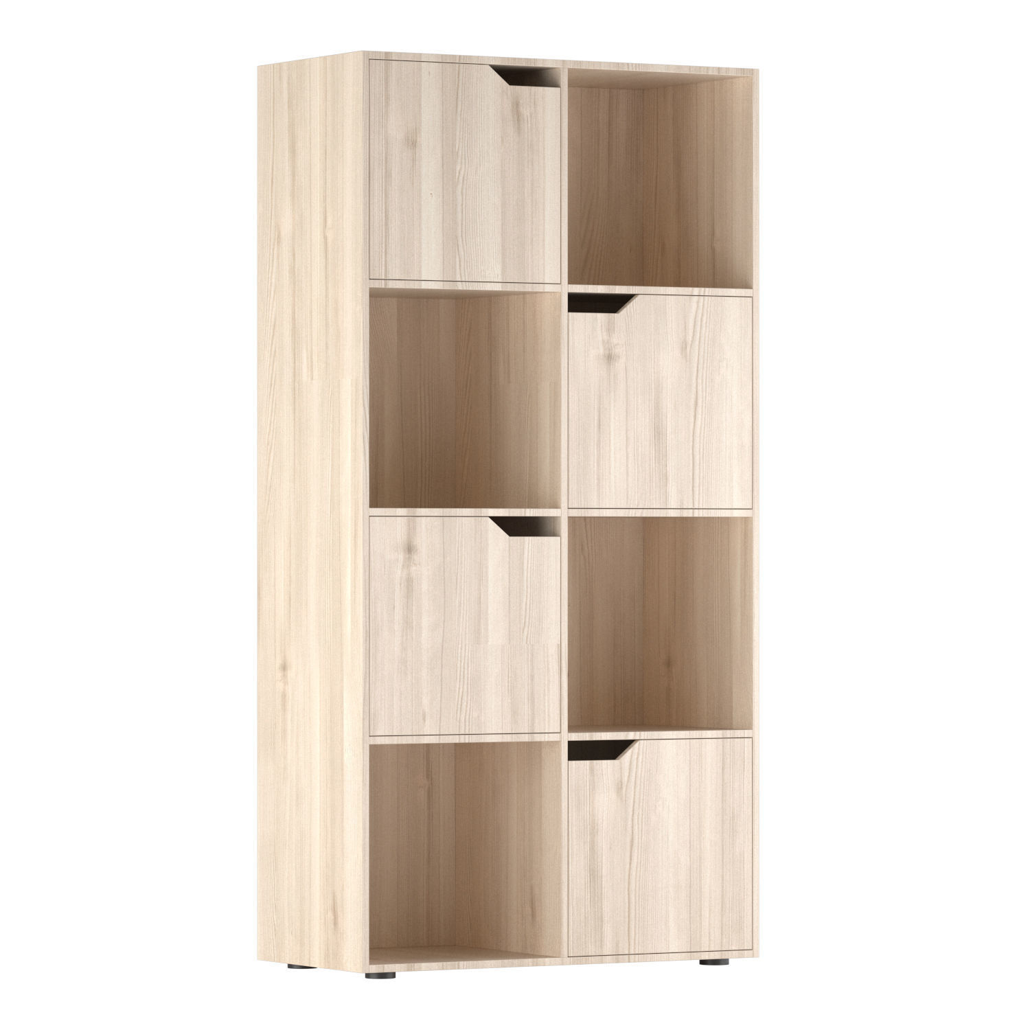 Cube Cupboard Low-poly 3D model_2