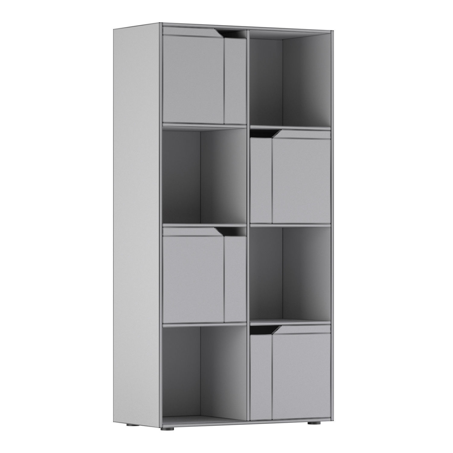 Cube Cupboard Low-poly 3D model_4