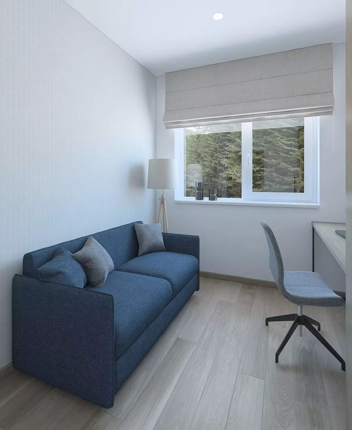 Cozy little study room 3D model