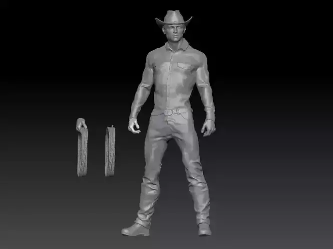 COWBOY 1 man in outfit