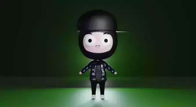 YEAT BOY LOWPOLY HIPHOP CHARACTER CHIBI 