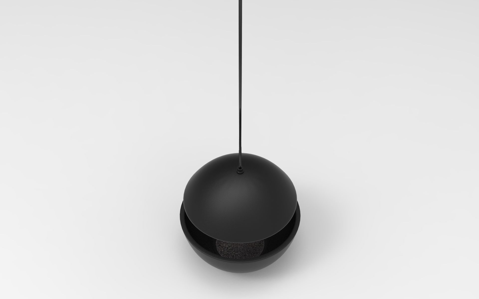 Jellyfish Hanging Lamp Low-poly 3D model_2