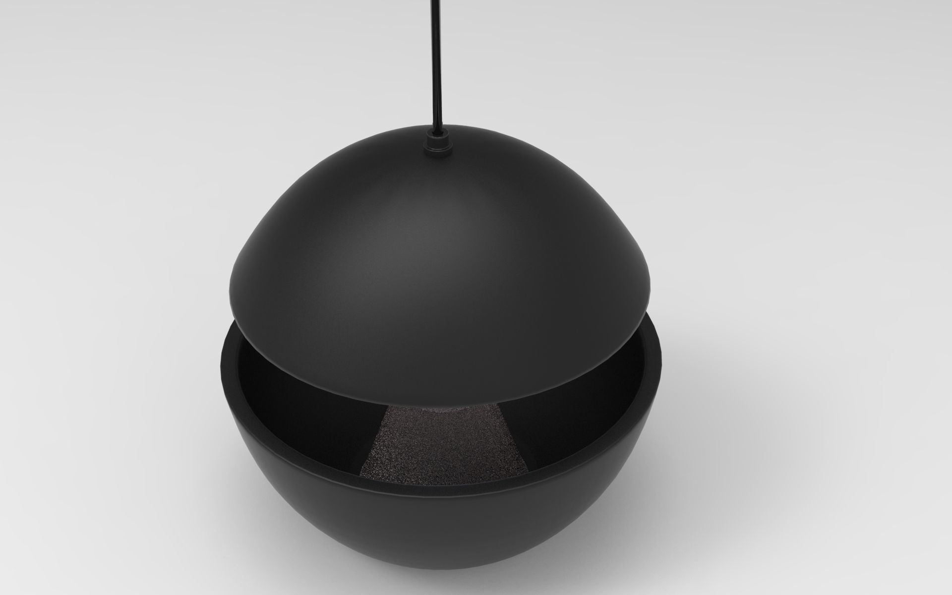 Jellyfish Hanging Lamp Low-poly 3D model_3