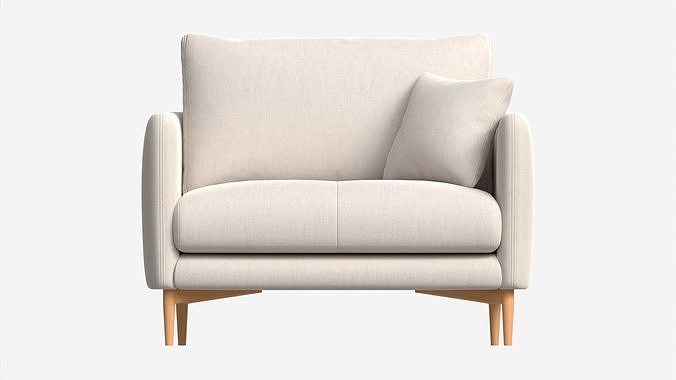 Snuggler Ercol Aosta 3D model 5