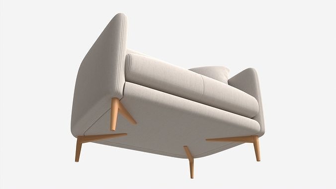Snuggler Ercol Aosta 3D model 3