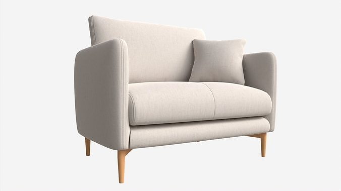 Snuggler Ercol Aosta 3D model 2