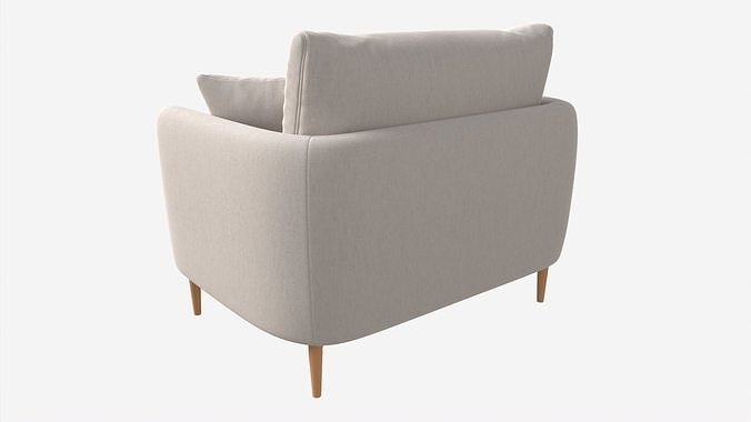 Snuggler Ercol Aosta 3D model 4