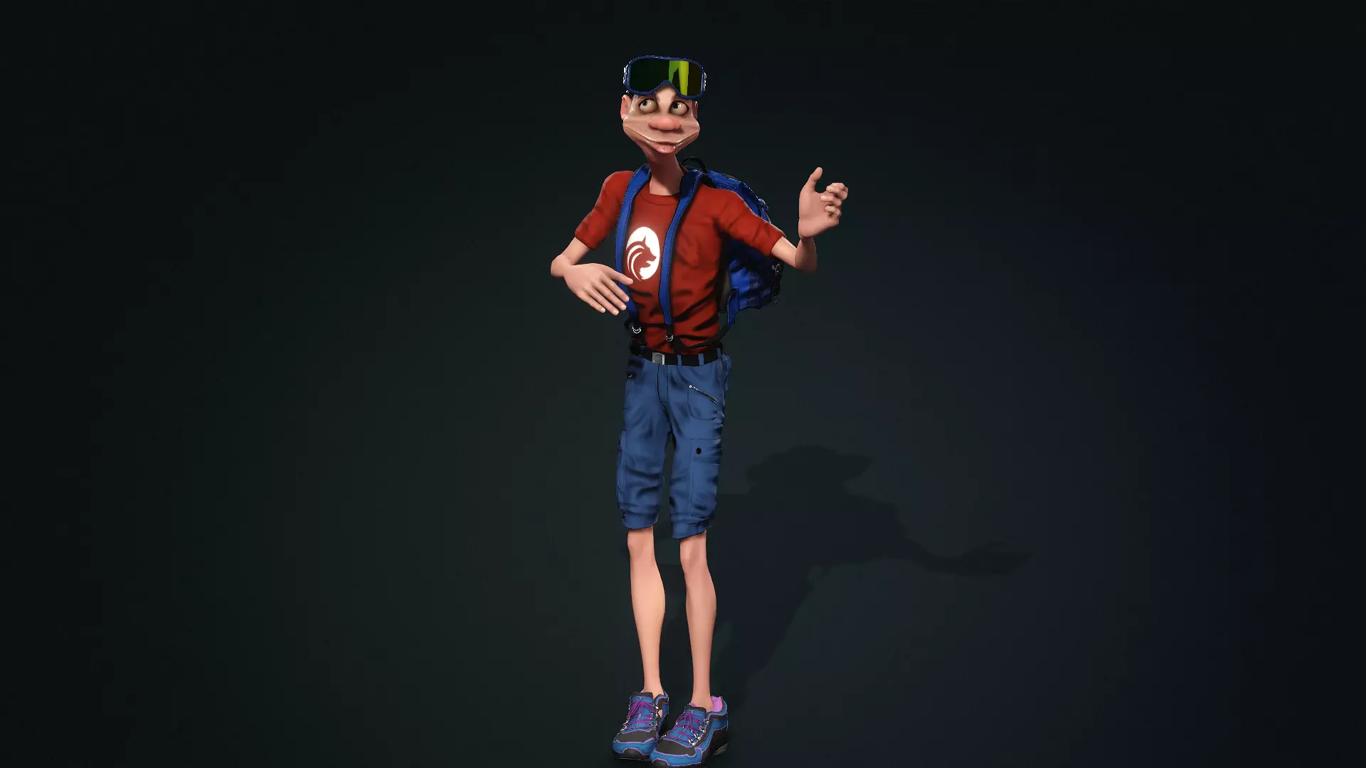 Dame Tu Cosita High quality character full Rigged and Animated  3D model_0