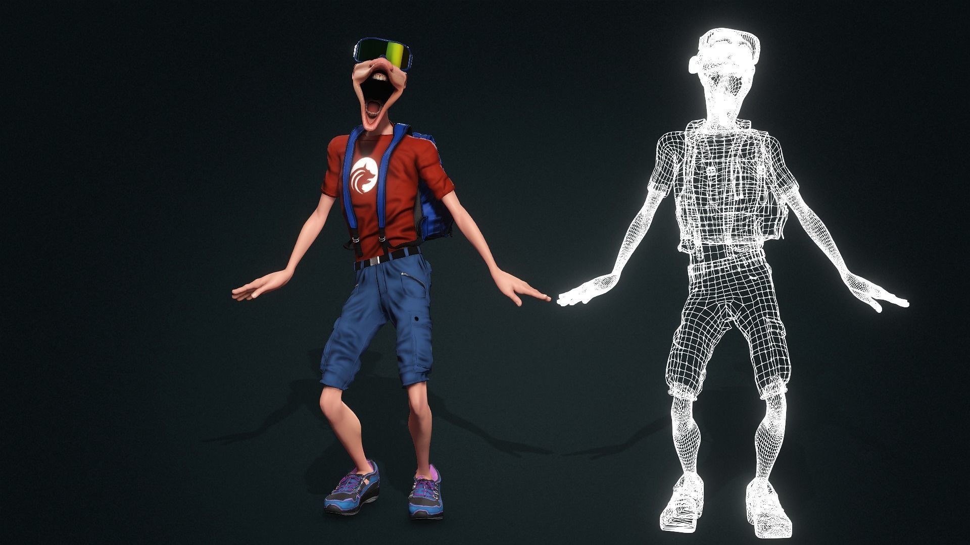 Dame Tu Cosita High quality character full Rigged and Animated  3D model_9