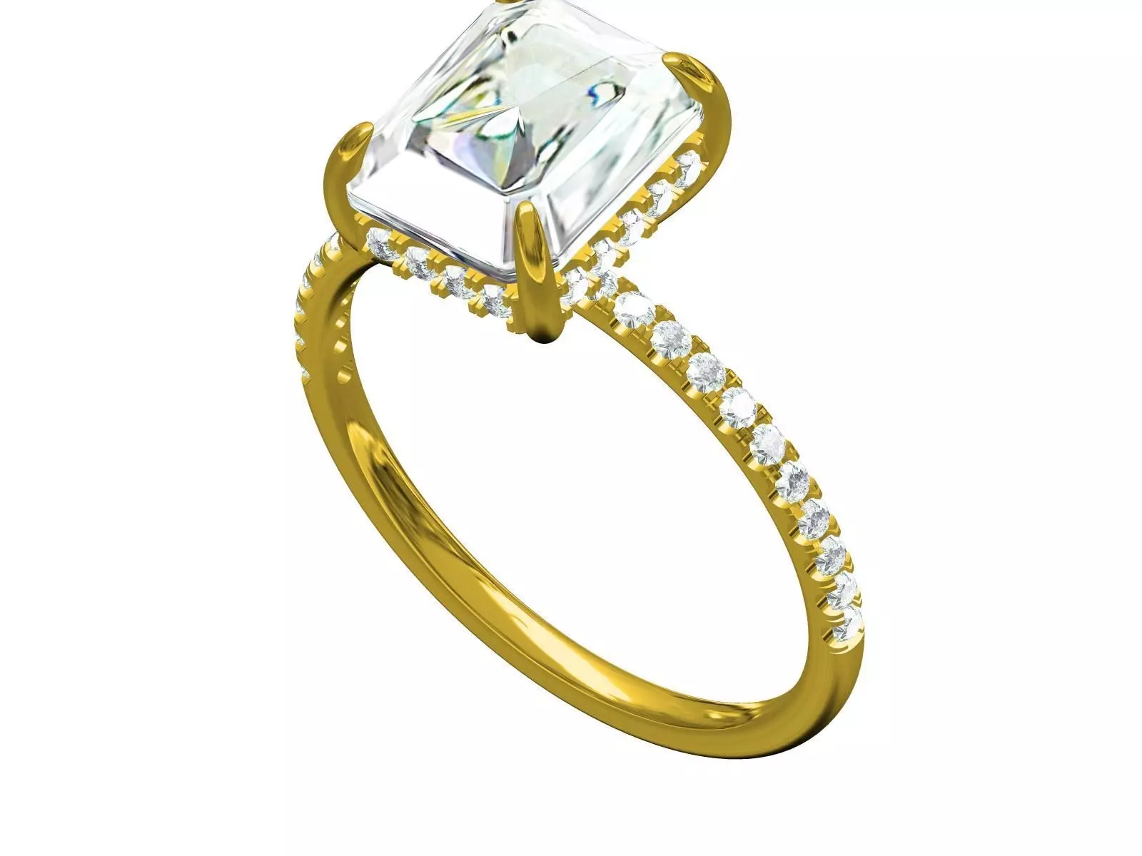 Engagement Ring-02 3D print model