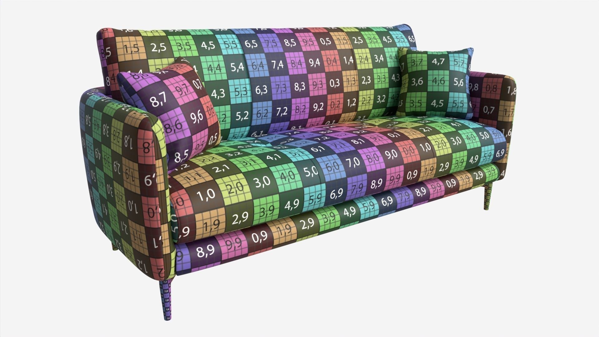 Sofa Medium Ercol Aosta 3D model_9