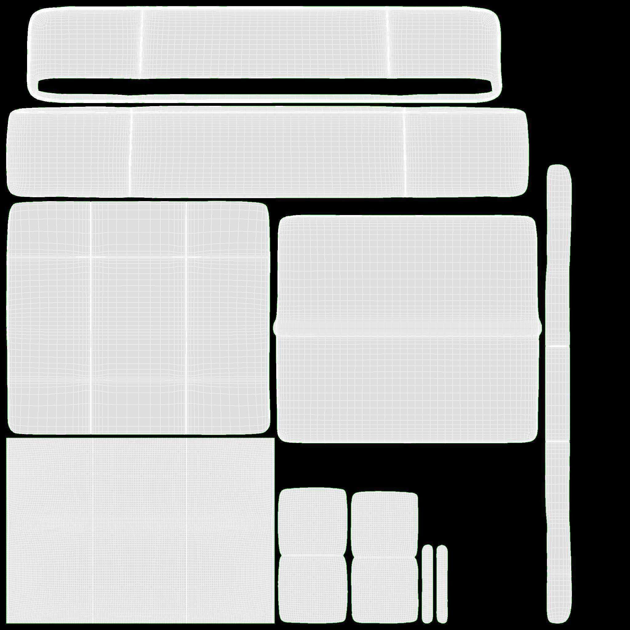 Sofa Medium Ercol Aosta 3D model_12