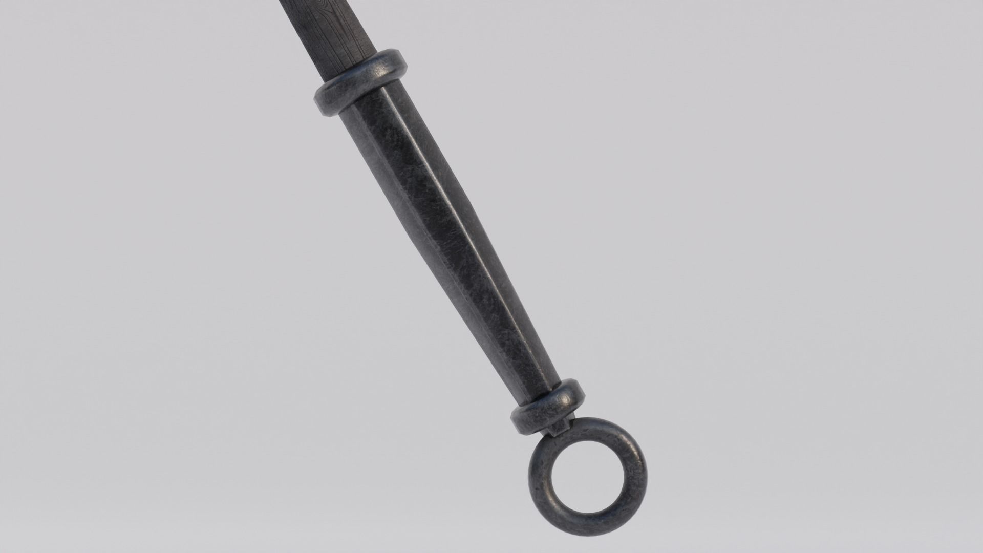 Dragon bon ax Low-poly 3D model_3