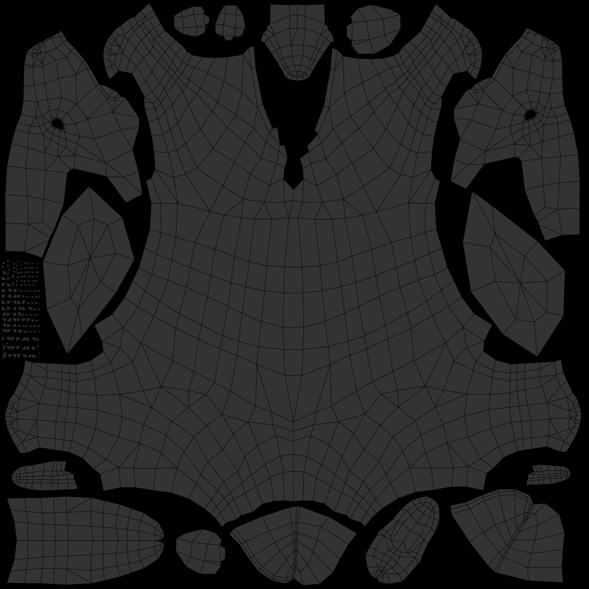 Beagle Dog Low-poly 3D model_25