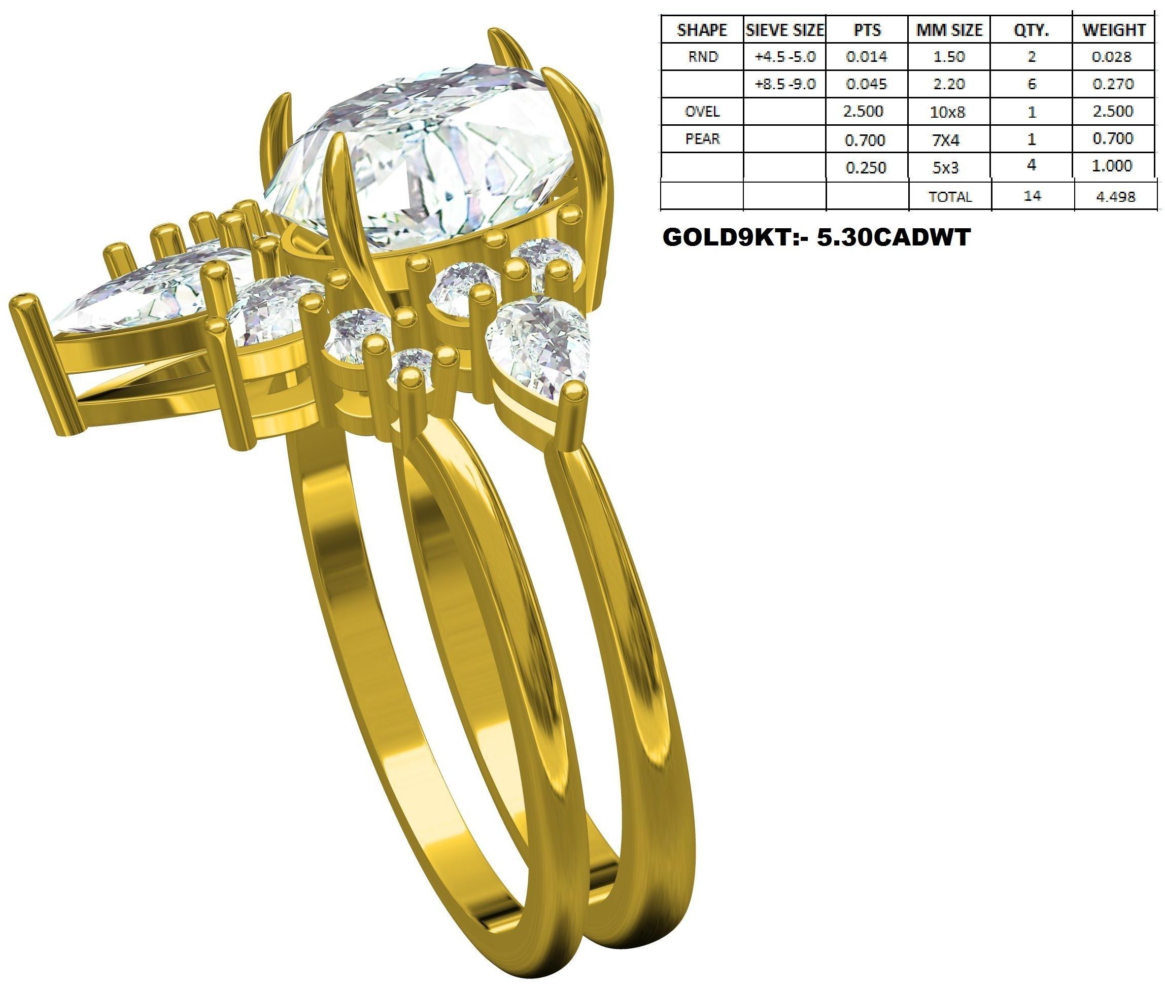 Engagement Ring-20 3D print model_9