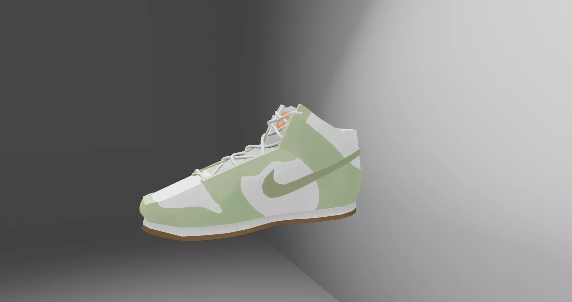 Nike Sportswear DUNK HI RETRO shoes Free low-poly 3D model