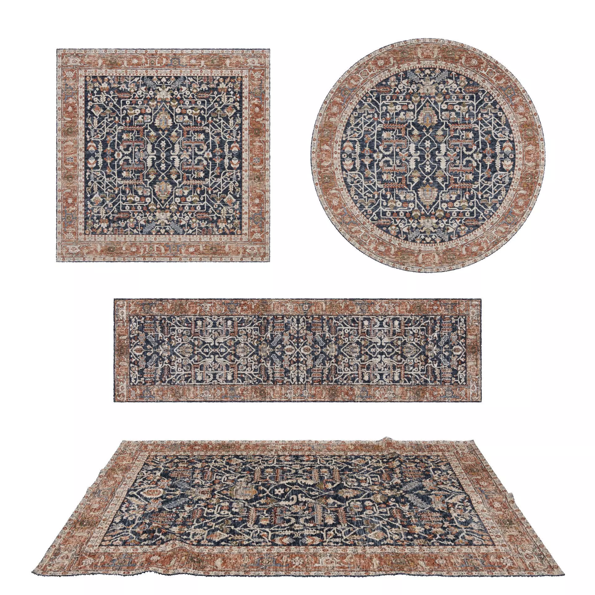 Rugs No 816 Low-poly 3D model