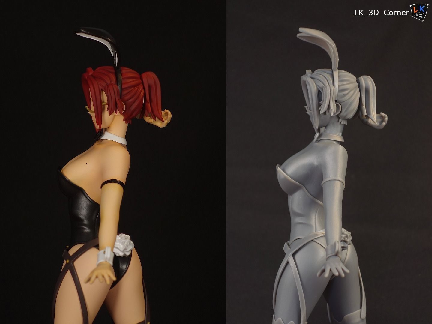 Bunny Girl by LK 3D print model_9
