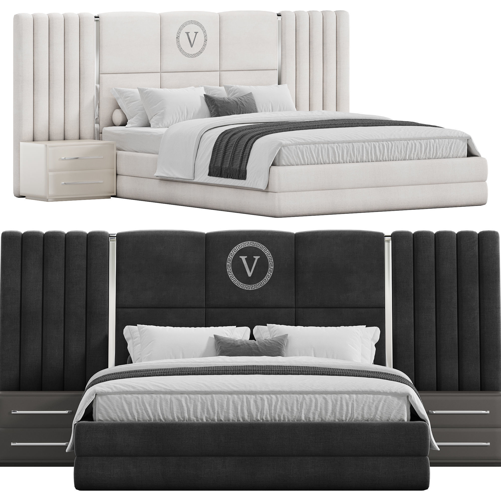 Versai Bedroom 3D model | CGTrader