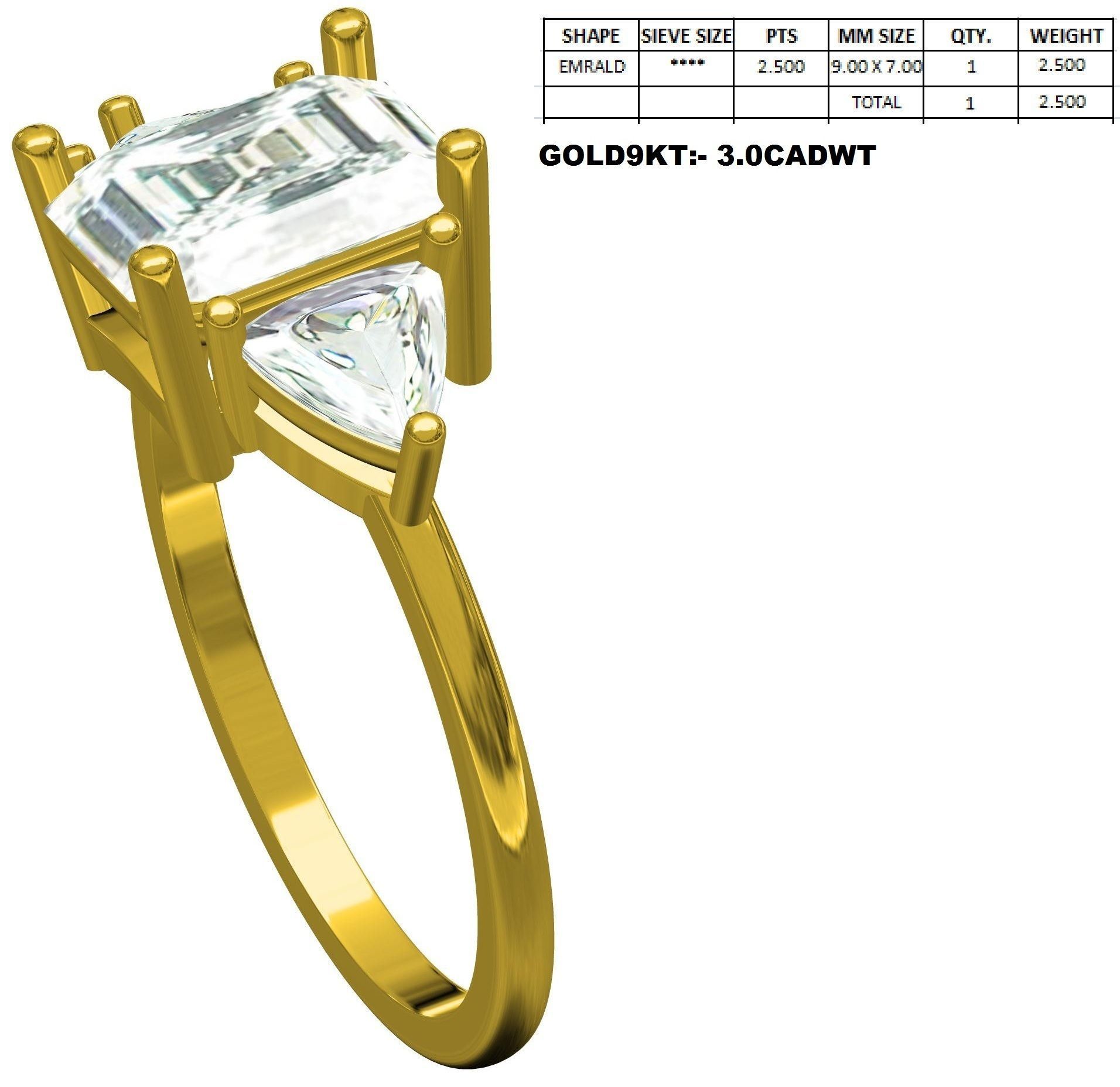 Engagement Ring-35 3D print model_9