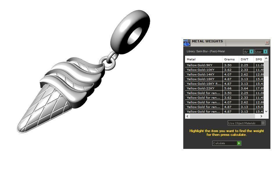 Pandora ice cream 3D print model_5