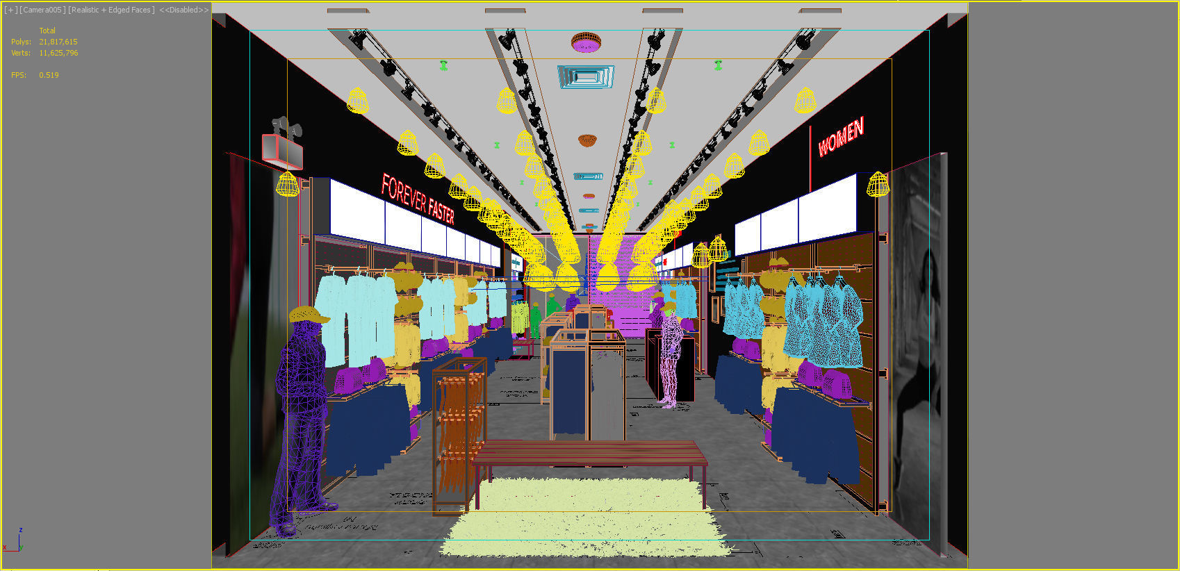 clothing store 3D model_9