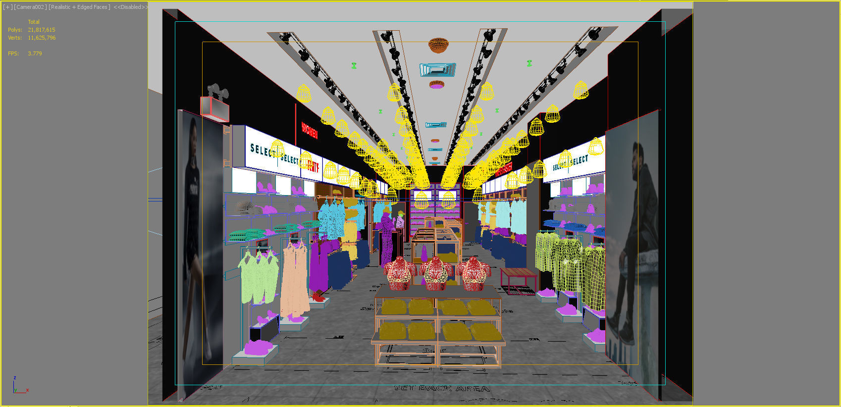clothing store 3D model_5